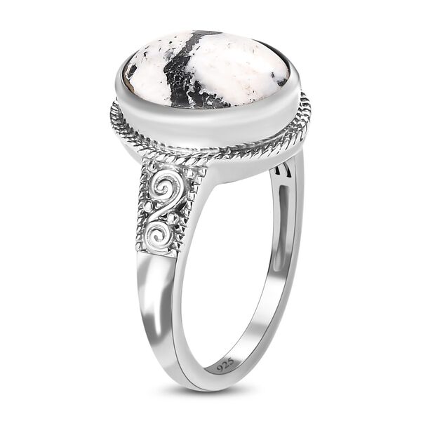 Wei&szlig;er B&uuml;ffel-Ring - 4,97 ct. image number 5