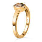 AA natürlicher, goldener Tansanit-Ring - 0,75 ct. image number 4
