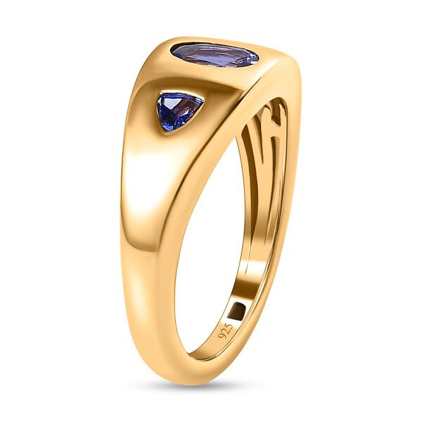 AA Tansanit Ring - 0,66 ct. image number 5