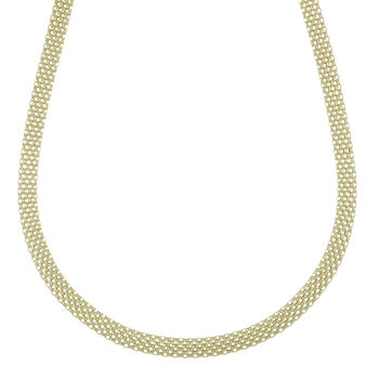 LA BELLA 925 Silber vergoldet Halskette ca. 50 cm ca. 14,04g