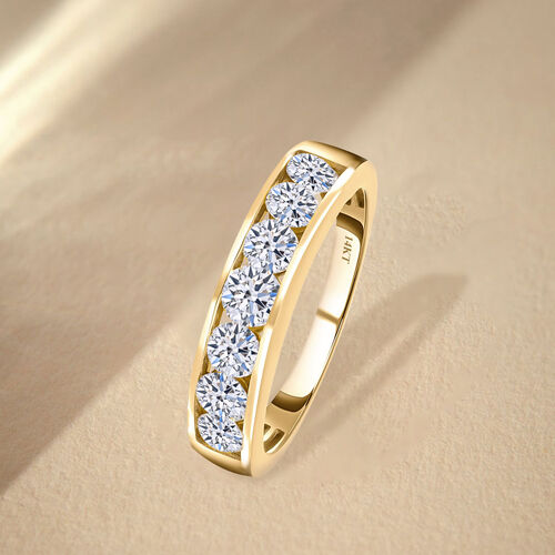 LUXURIANT DIAMOND- IGI zertifizierter SI-GH Labor Diamant Ring in 585 Gelbgold - 1,50 ct. image number 2