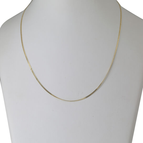 GRUMETTA LIGHT 925 Silber vergoldet Halskette ca. 45 cm ca. 2,01g