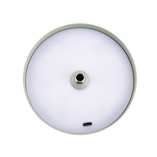 Wiederaufladbare, dimmbare Metall-Tischlampe, 11x38cm, Grün image number 6