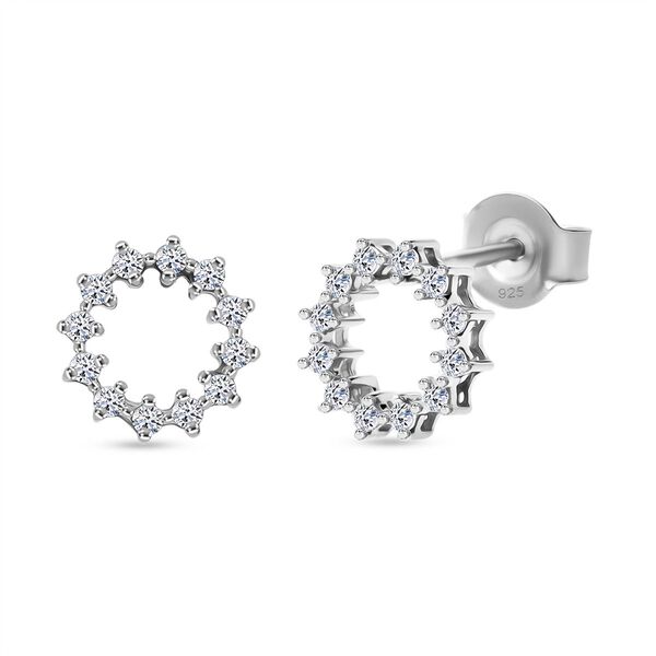 LUXURIANT DIAMOND- 3er Set - Lab Grown Diamant SI-GH Anhänger mit Kette (ca. 50cm) und Ohrringe, 925 Silber rhodiniert ca. 0.75 ct image number 4