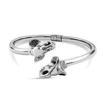 Elefant Armreif ca. 19 cm, 925 Silber ca. 12,89g