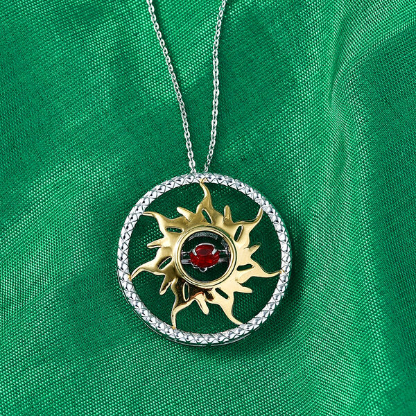 GP - AAA Blaze Feueropal, Kanchanaburi Blauer Saphir Schmuckset ca. 50 cm 925 Silber platiniert, 925 Silber platiniert und vergoldet ca. 0.26 ct image number 1