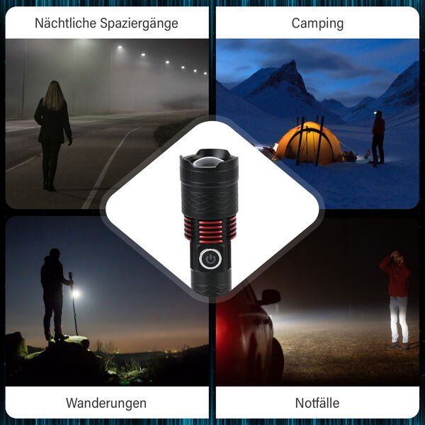 Aluminium LED Taschenlampe image number 4