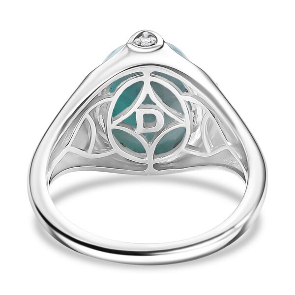 D'Joy Larimar, Wei&szlig;er Zirkon Ring 925 Silber rhodiniert (Gr&ouml;&szlig;e 16.00) ca. 5,51 ct image number 6
