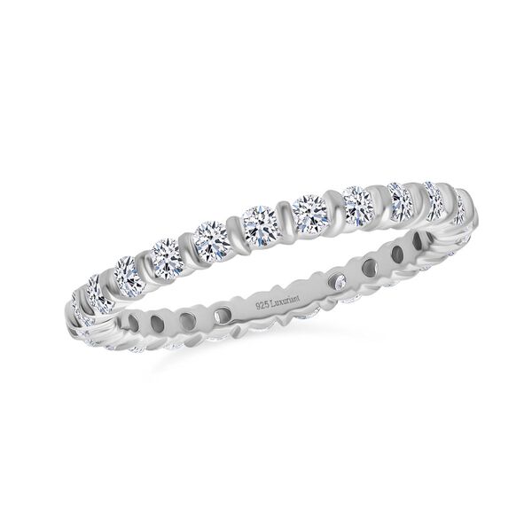 LUXURIANT DIAMOND - Lab Grown Diamant SI-GH Ring 925 Silber rhodiniert (Gr&ouml;&szlig;e 20.00) (10-15 Werktage Lieferzeit) ca. 1.00 ct image number 3