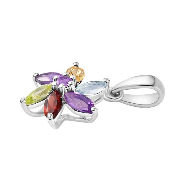 Multi Edelstein Anhänger - 0,96 ct. image number 4