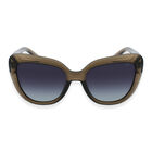 SOLE & LUCE - Swiss Eyewear, Transparente Poliriesende Sonnenbrille, UV400, Grau