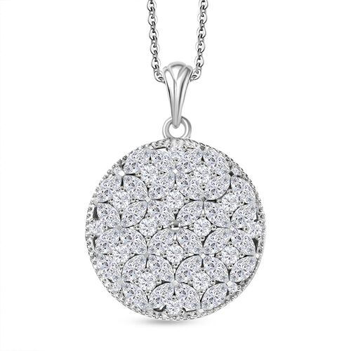 D’joy Moissanit Schmuckset 925 Silber rhodiniert ca. 5,43 ct. image number 0