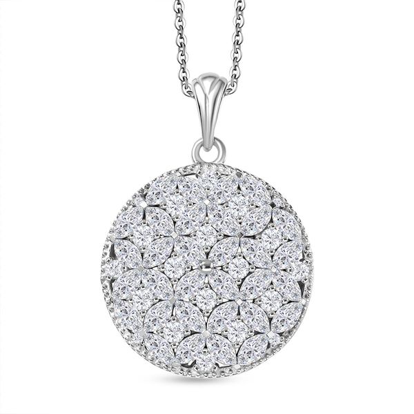 D’Joy Moissanit Anhänger mit 45cm Kette - 5,43 ct. image number 0