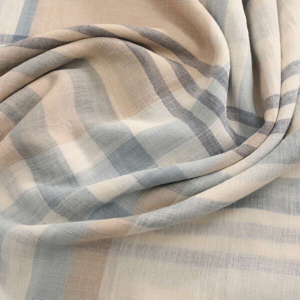 100% Baumwolle Unisex Schal, Gr&ouml;&szlig;e 200x70 cm, Blau image number 5