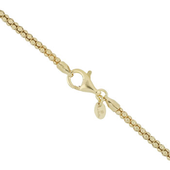 LA BELLA feinstes handgefertigtes Italienisches 925 Silber vergoldet Halskette ca. 50 cm ca. 7,06g