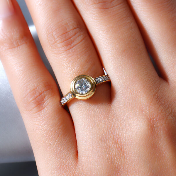 Moissanit Ring - 0,85 ct. image number 3