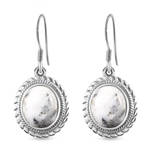 Wei&szlig;e B&uuml;ffel Ohrringe - 9,52 ct.