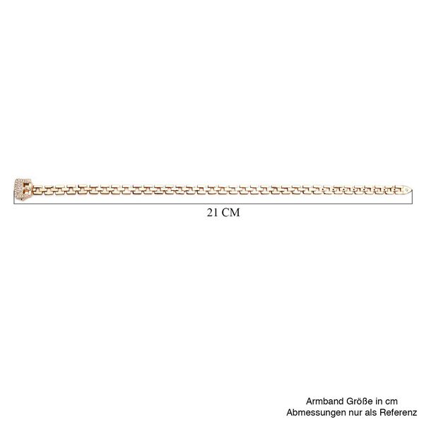 Wei&szlig;es Zirkonia-Armband, 17 cm - 0,20 ct. image number 7