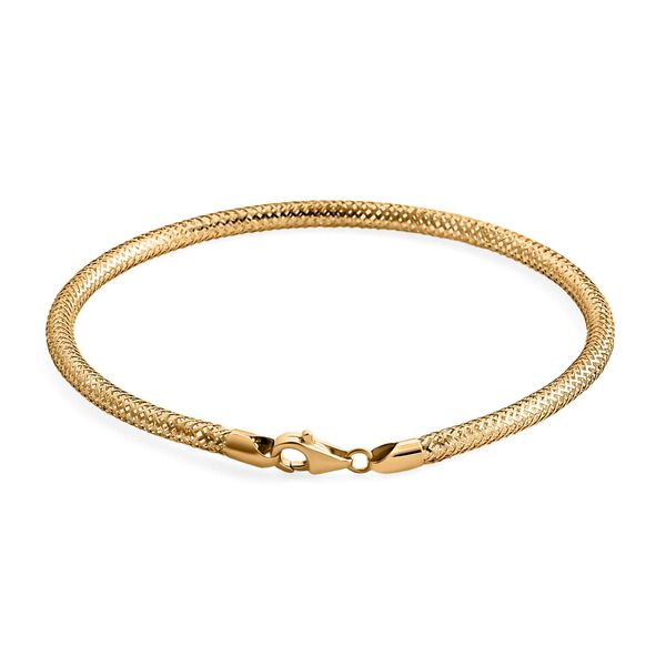 Royal Bali Kollektion- Schlangen-Ketten 19cm Armband und 45cm Halskette in 585 Gold image number 4