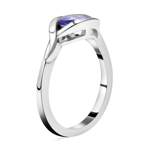 Tansanit Solitär Ring - 1,14 ct. image number 4