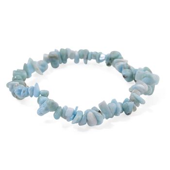Larimar Armband Flexibel cm ca. 85.00 ct