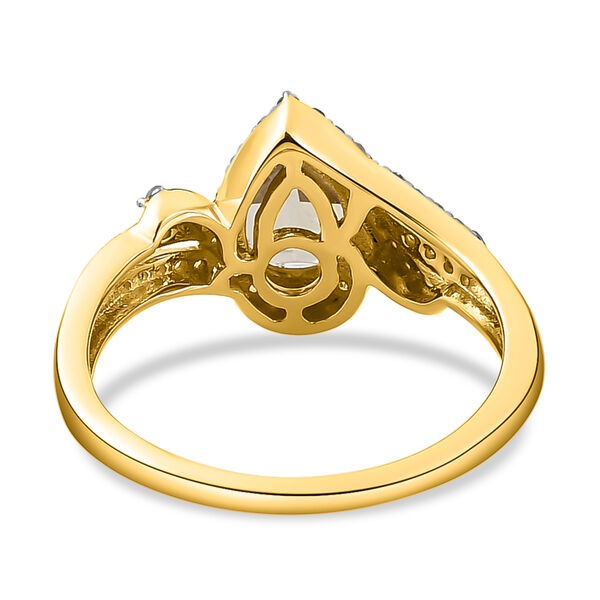 AAA Turkizit und Diamant-Ring, I2 G-H, 585 Gelbgold  ca. 1,37 ct image number 6