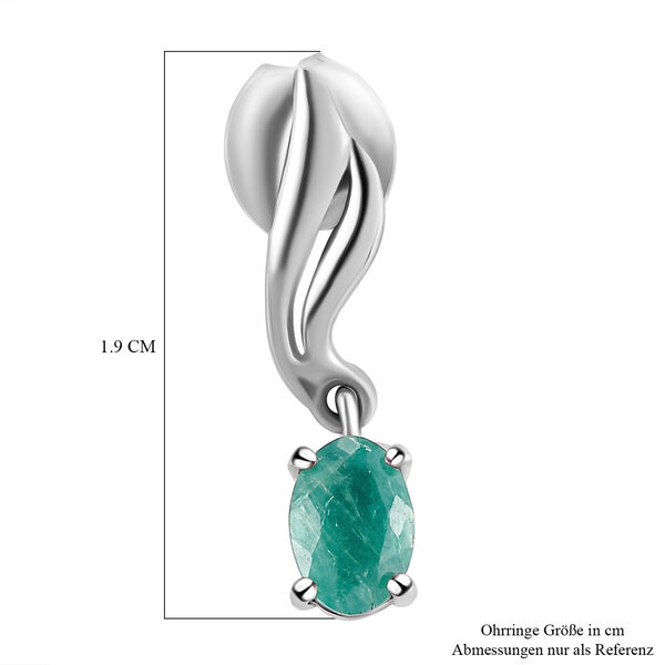 Grandidierit-Ohrringe, 925 Silber platiniert ca. 0,89 ct image number 6