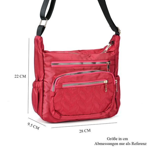 Umhängetasche mit RFID-Schutz, rot image number 7