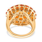 Salamanca Feueropal-Ring, 925 Silber vergoldet  ca. 4,33 ct image number 5