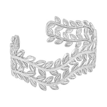 Flexibles Armreif, ca. 16.5-19.0cm, silberfarben