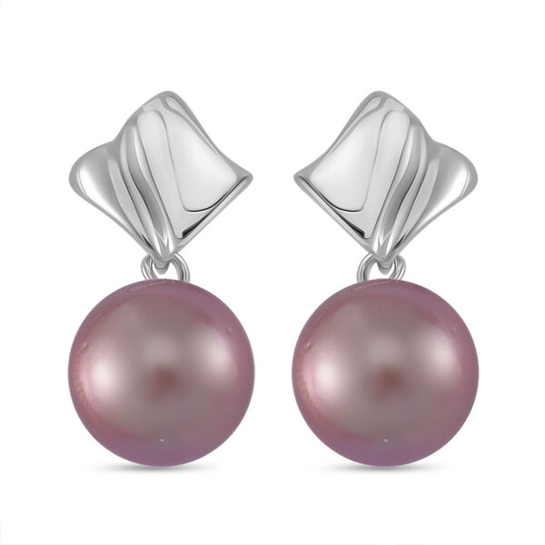 Mehrfarbige Edison Perle Ohrringe, 925 Silber rhodiniert image number 0