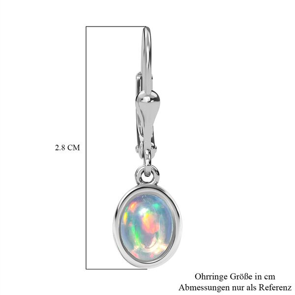 Nat&uuml;rliche, &auml;thiopische Opal-Ohrringe - 1,64 ct. image number 7