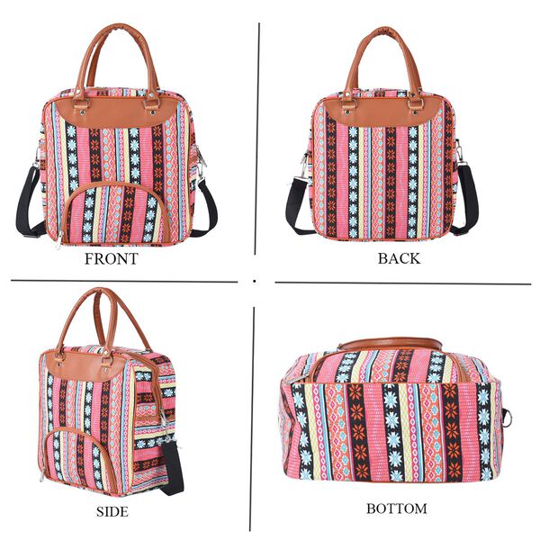 Boho Stil Handtasche, Rosa image number 4