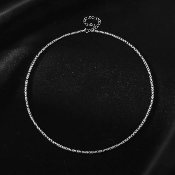 316L Edelstahl Halskette ca. 60 cm + 5 cm Extender, ca. 29,20g image number 1