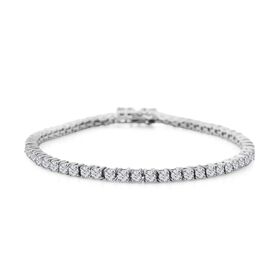 LUXURIANT DIAMOND - Lab Grown Diamant SI-GH Armband ca. 19 cm 925 Silber rhodiniert ca. 4.00 ct