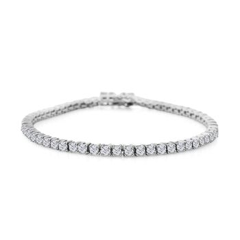 LUXURIANT DIAMOND - Lab Grown Diamant SI-GH Armband ca. 19 cm 925 Silber rhodiniert ca. 4.00 ct