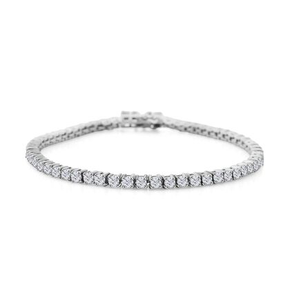 LUXURIANT DIAMOND - Lab Grown Diamant SI-GH Armband ca. 19 cm 925 Silber rhodiniert ca. 4.00 ct