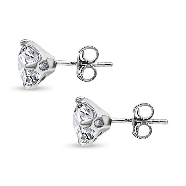 Funkelnde K&ouml;nigin- Nugget Moissanit Ohrringe- 3,56 ct. image number 4