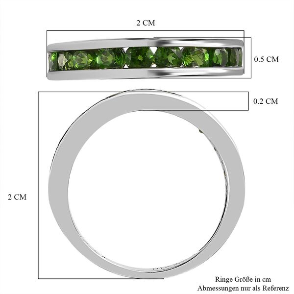 Natürlicher Chromdiopsid-Ring - 1,04 ct. image number 7