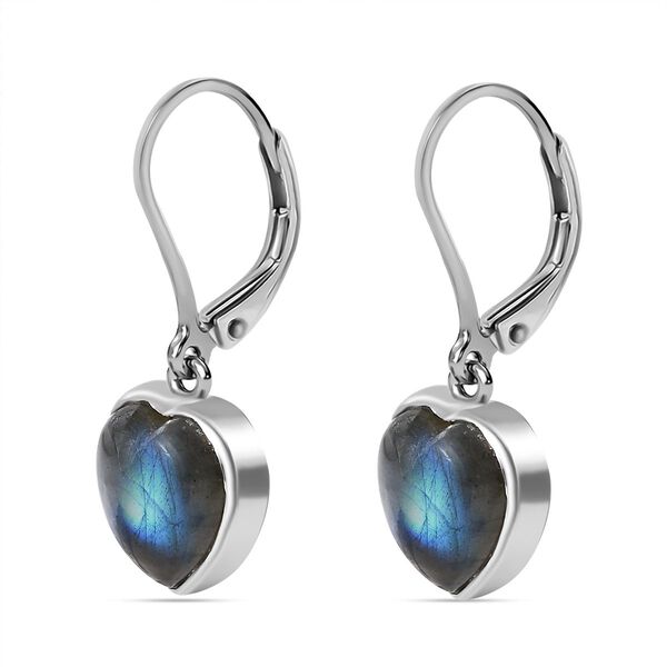 AAA Labradorit Ohrringe 925 Silber rhodiniert ca. 11.04 ct image number 4