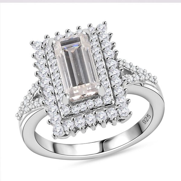 Moissanit Ring - 2,98 ct. image number 6