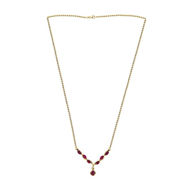Scarlet afrikanische Rubin-Halskette image number 5
