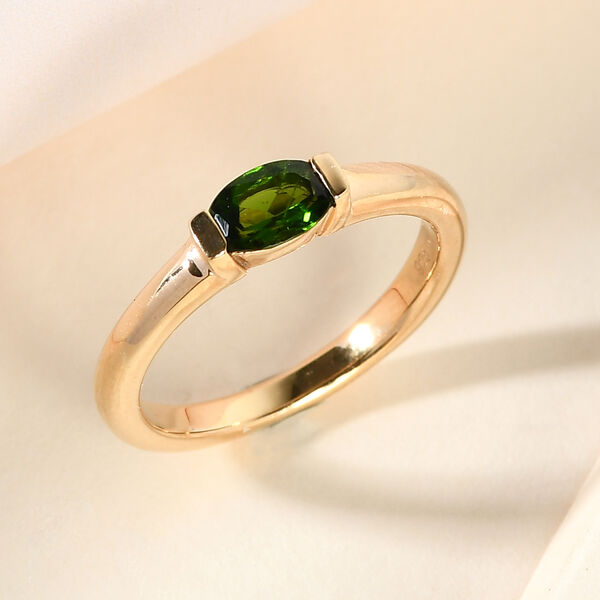 Nat&uuml;rlicher Chromdiopsid-Ring - 0,50 ct. image number 2