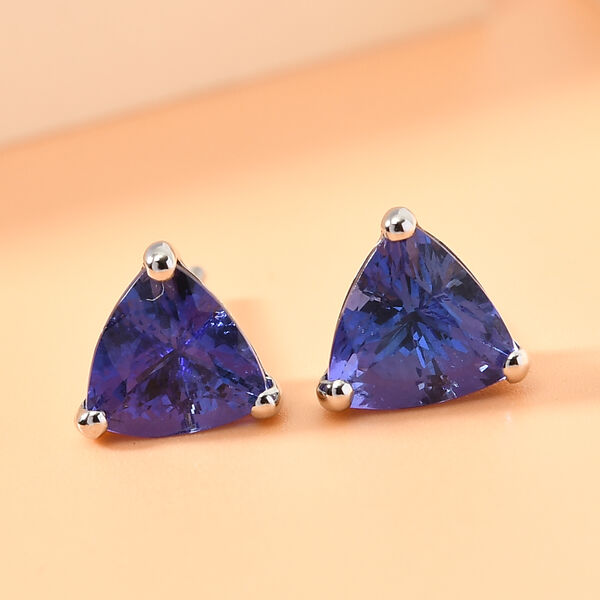 RHAPSODY AAAA Tansanit Ohrstecker 950 Platin ca. 2,24 ct image number 2