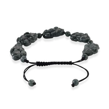 Flexibles Olmek Jadeit Armband - 85 ct.