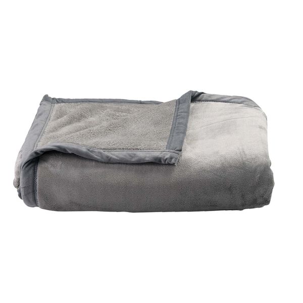 Premium Kuscheldecke aus 100% Mikrofaser, Grau image number 4