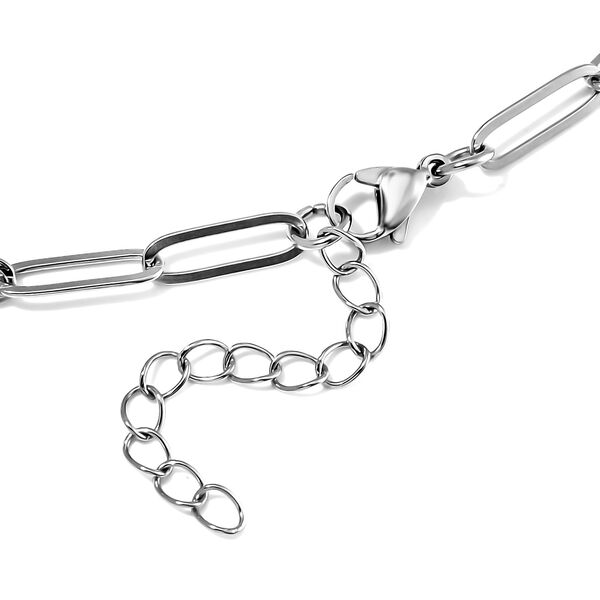 Amazonit Halskette ca. 50 cm + 5 cm Extender, 316L Edelstahl ca. 62.50 ct image number 4