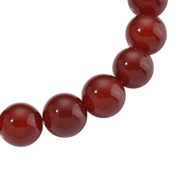 Roter Achat Armband Flexibel, ca. 215.00 ct image number 3