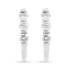 RHAPSODY - Diamant-Ohrringe, zertifiziert VS E-F, 950 Platin ca. 0,50 ct