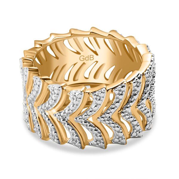 EVER TRUE Weißer Diamant Ring Nickelfreies Messing (Größe 19.00) image number 5